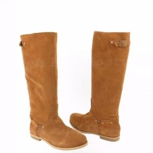 Reef high desert tall suede boots tan/brown 8
